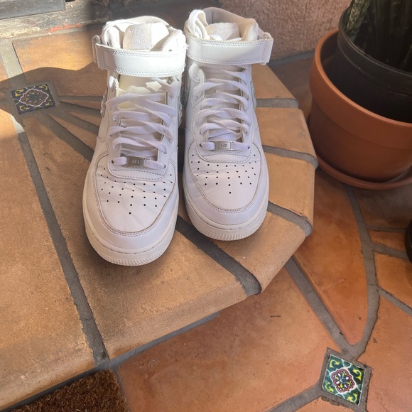 Nike Shoes Nike Air Force Mid Af1 White Size 11 Women Size